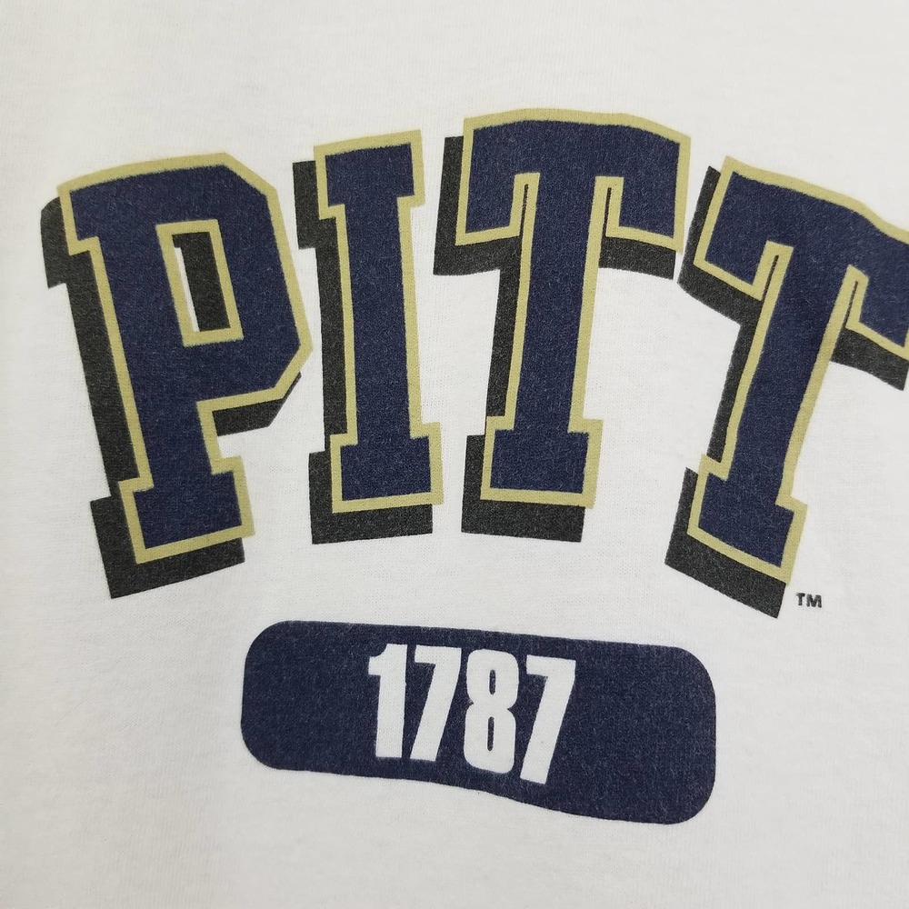 Vintage Adidas Shirt Pitt Baseball Raglan 1980s Medium USA Made - Picture 2 of 12